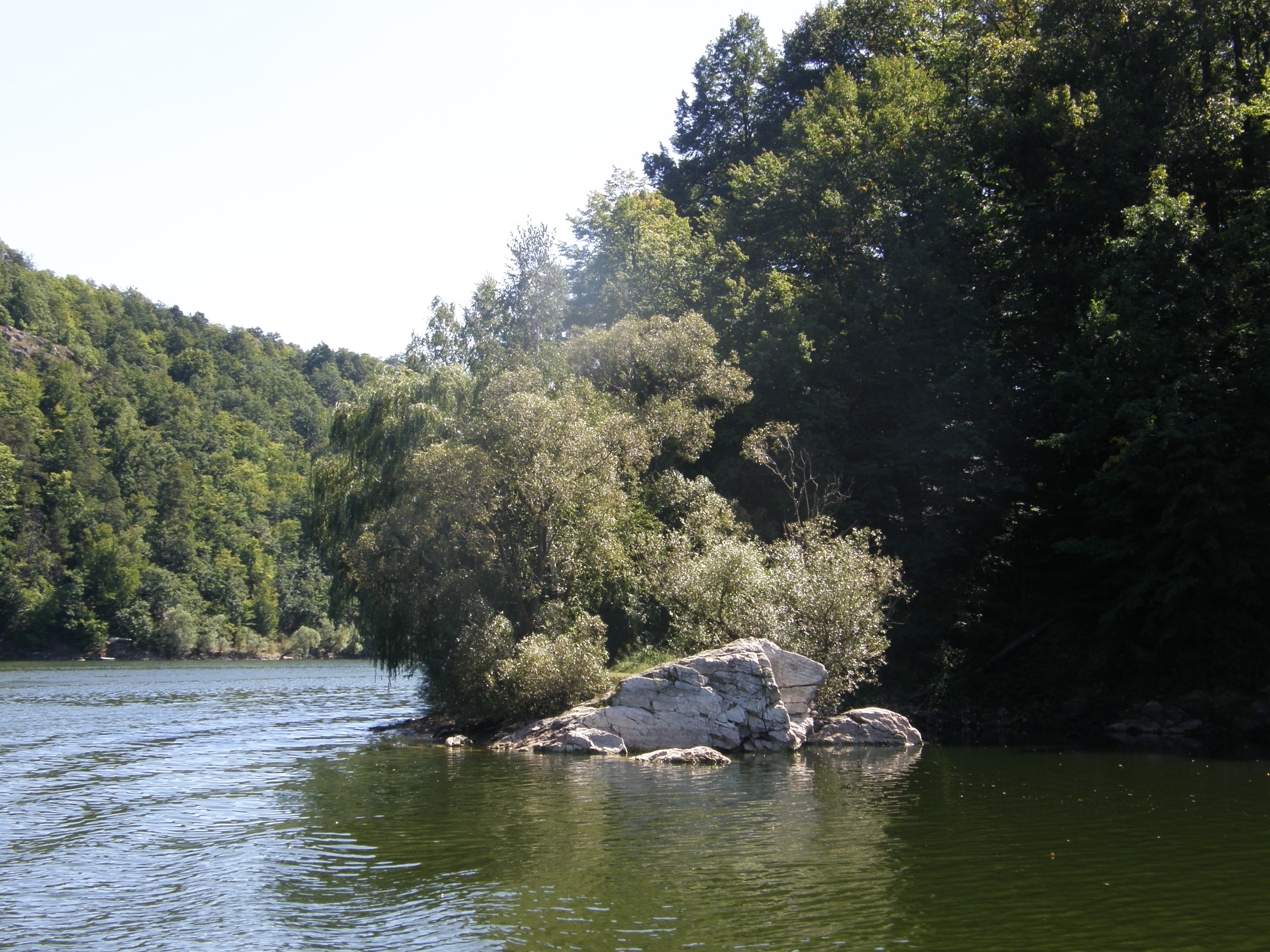 Vranovská přehrada  - poloostrůvek